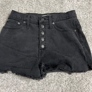 Madewell high rise shorts